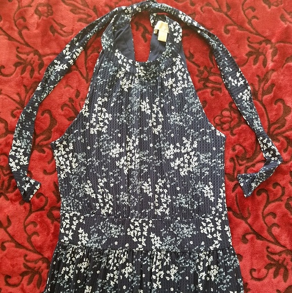 Michael KorsScattered Blooms Print Tie-Back Dress - Picture 4 of 4